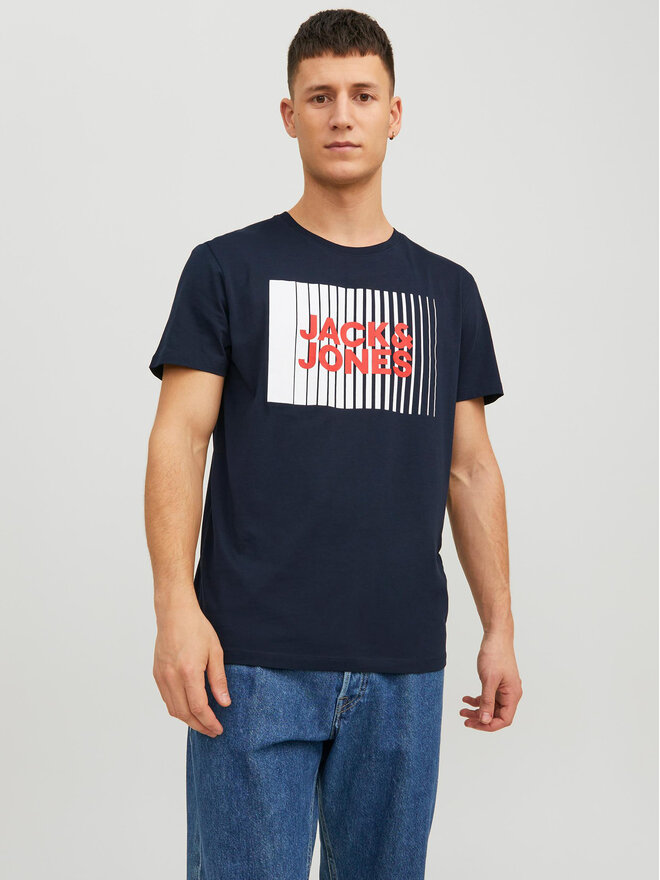 Jack&Jones Jack&Jones Футболка Corp 12233999 Cиній Standard Fit