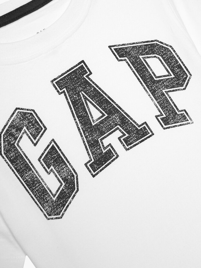 Gap Gap Camiseta 473269-00 Blanco Regular Fit