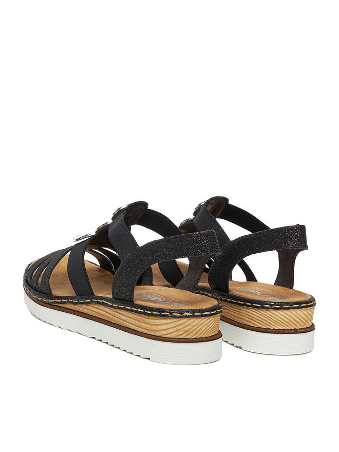 Rieker Sandalen Rieker 679L4-00 Schwarz