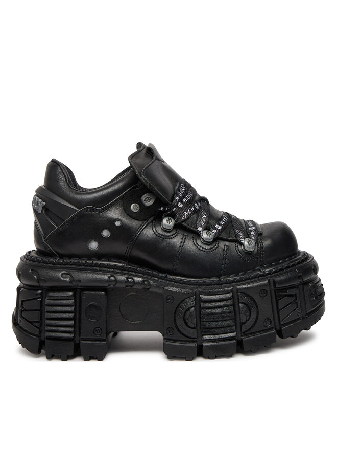 NEW ROCK Сникърси NEW ROCK M-TANK120NSHLACE-S1 Черен