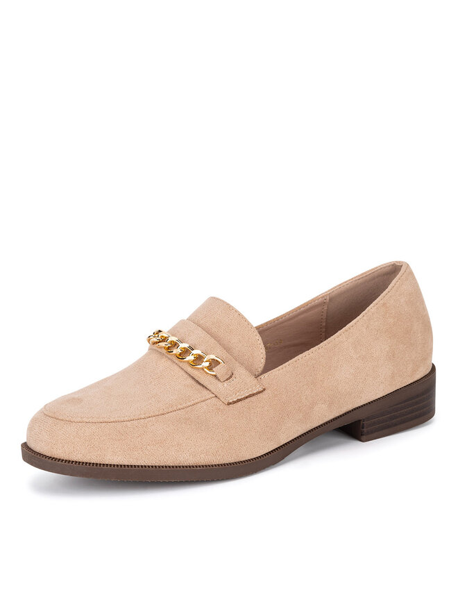 DeeZee Mokasyny DeeZee LE527-14 Beżowy