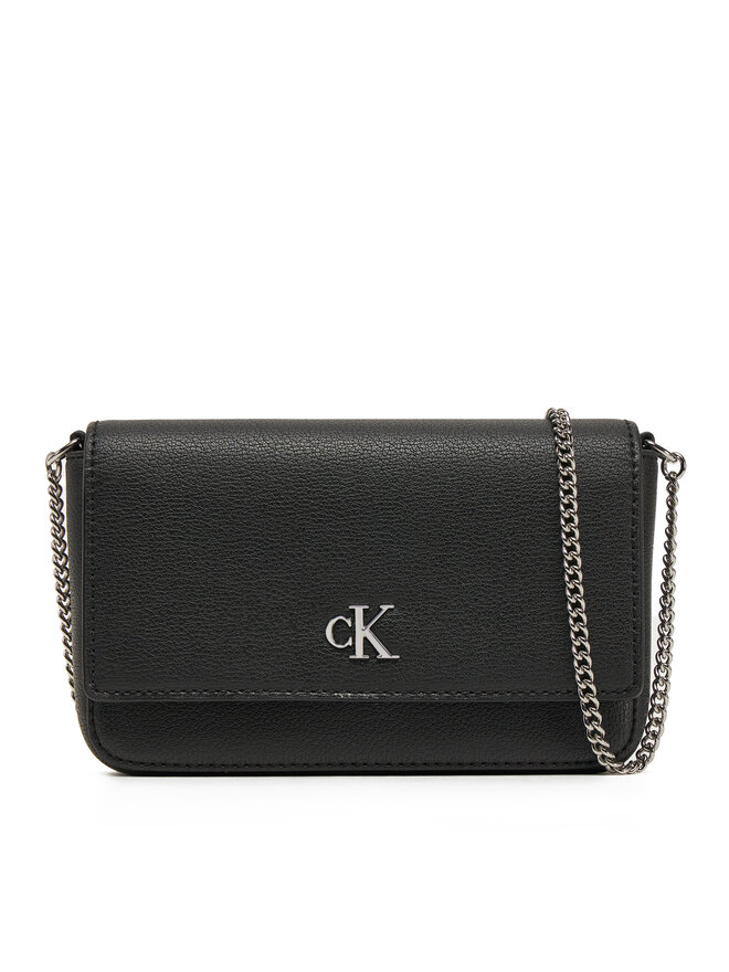 Calvin Klein Jeans Torbica Calvin Klein Jeans Minimal Monogram Ew Flap Ph/Cb19 LV04K1027G Crna