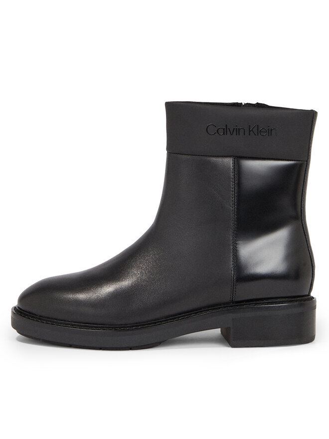 Calvin Klein Botine Calvin Klein Rubber Sole Ankle Boot Lg Wl HW0HW01700 Negru