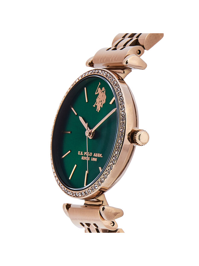 U.S. Polo Assn. Часовник U.S. Polo Assn. Eleonor USP8168GR Розово злато