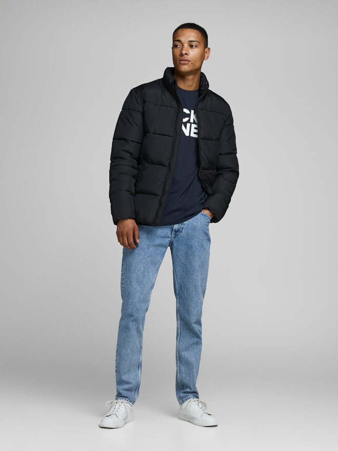 Jack&Jones Jack&Jones Marškinėliai Corp 12151955 Tamsiai mėlyna Slim Fit