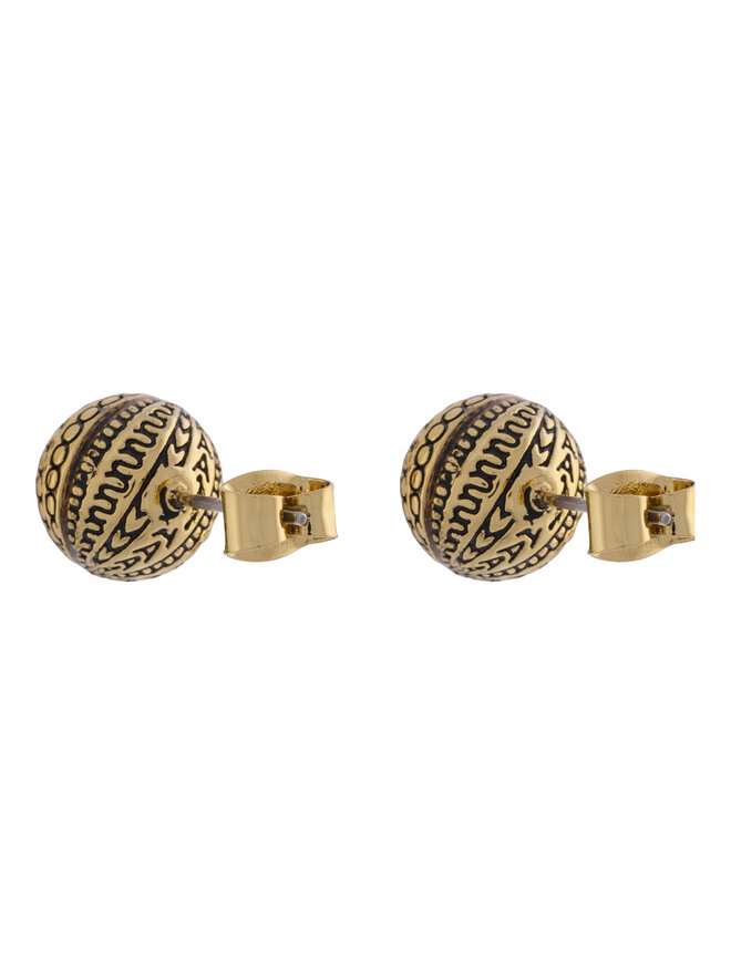 Marc Jacobs Сережки Marc Jacobs The Monogram Stud 2S4JER001J53 Золотий