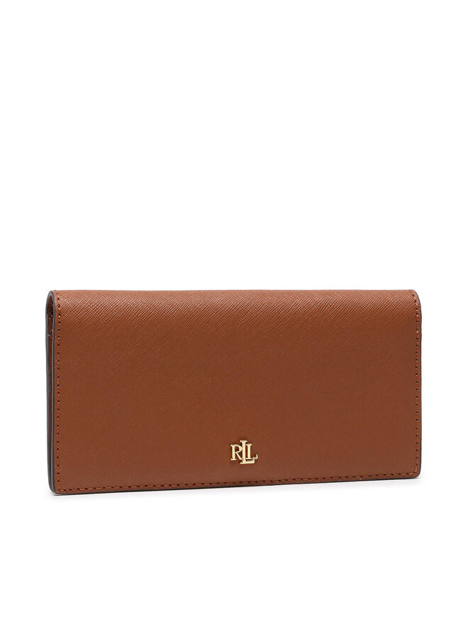 LAUREN RALPH LAUREN Nagy női pénztárca Lauren Ralph Lauren Slim Wallet 432802917010 Barna
