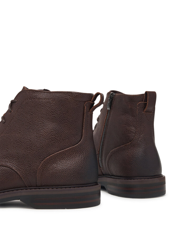 Clarks Schnürschuhe Clarks Aldwin 2 Cap 26320119 Braun