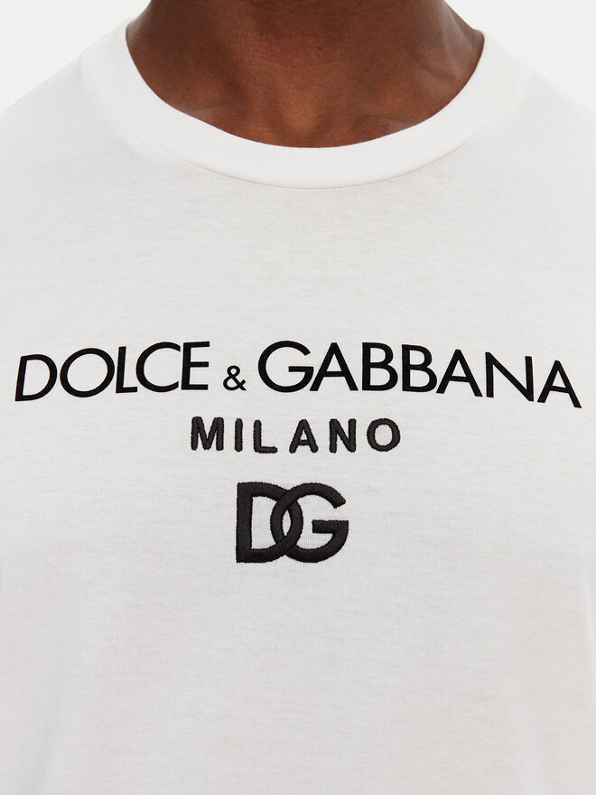 Dolce&Gabbana Dolce&Gabbana T-Shirt G8PD7Z G7B9X Λευκό Regular Fit