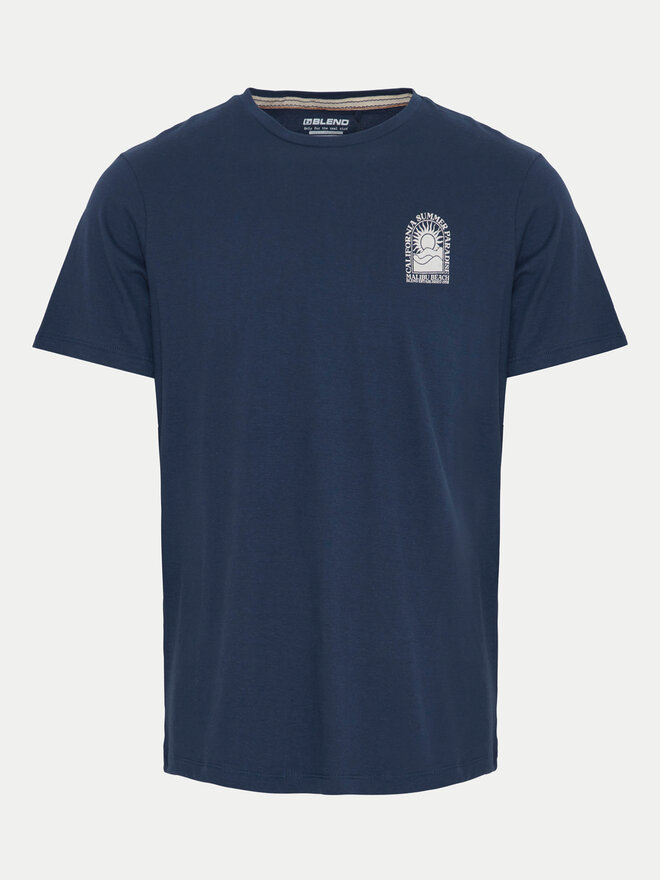 Blend Blend Camiseta 20716481 Azul marino Regular Fit