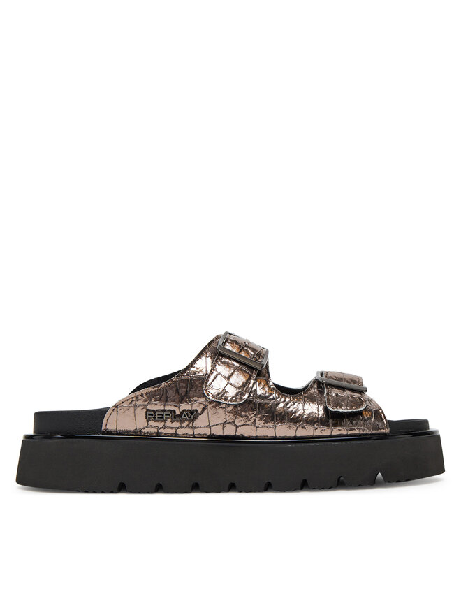 REPLAY Pantoletten REPLAY GWF81 .000.C0040S Goldfarben