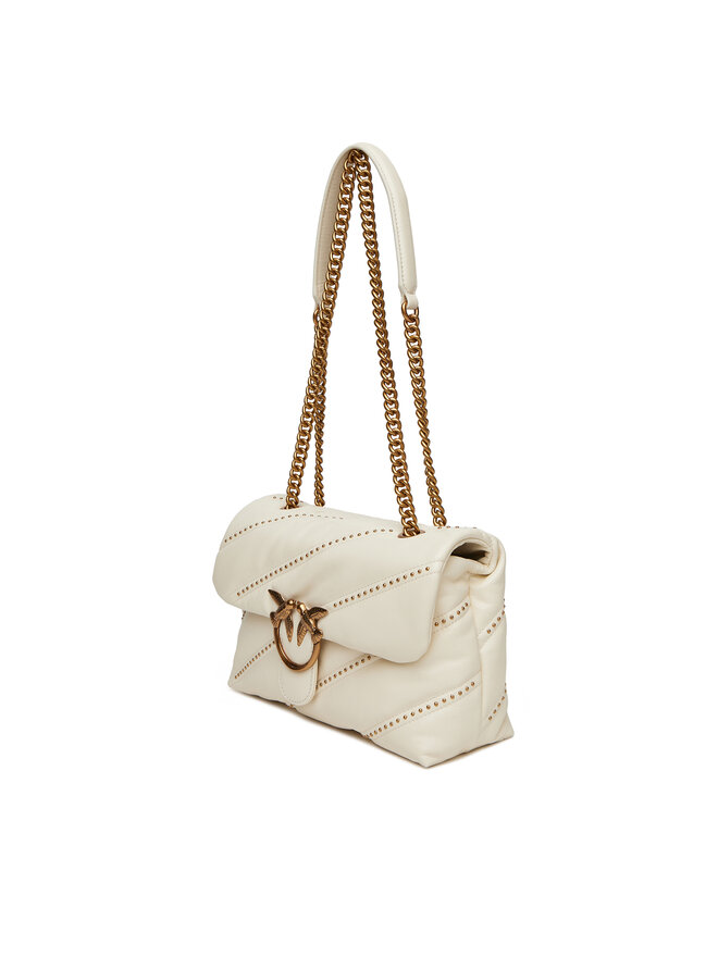 PINKO Ročna torba PINKO Love Puff Classic Cl PE 25 PLTT 100038 A26T Écru