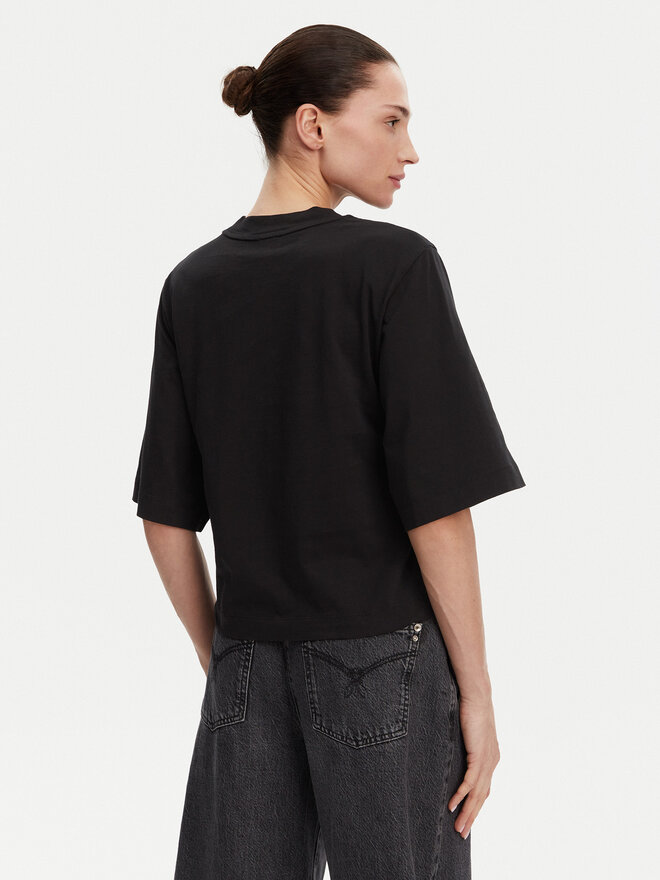 PINKO PINKO Marškinėliai Niamey 104604 A2CS Juoda Regular Fit