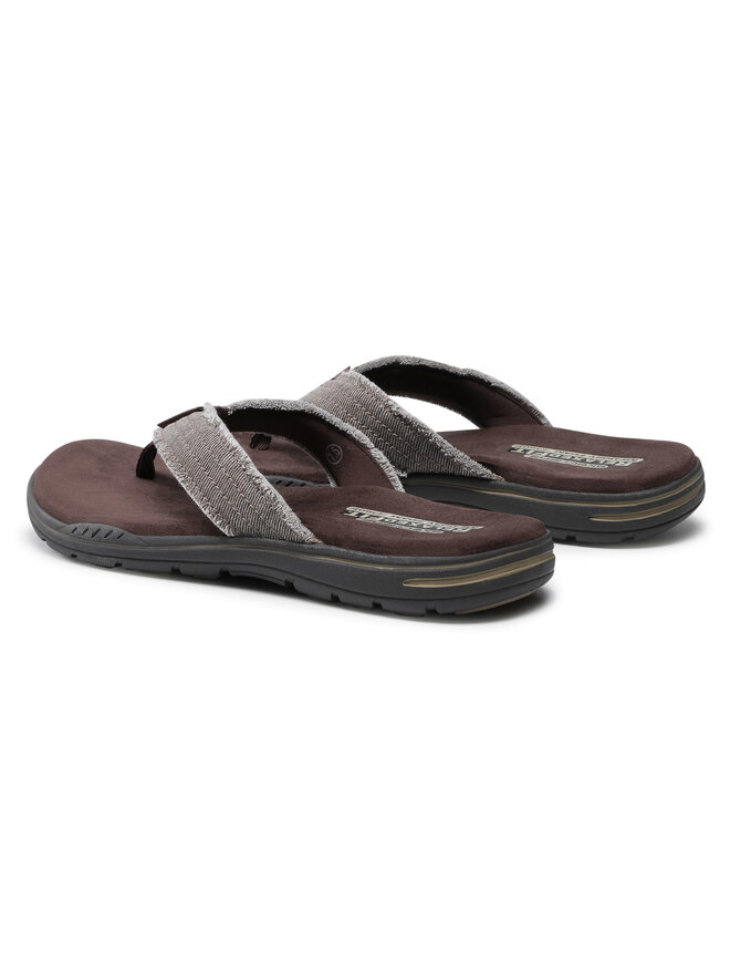 Flip flop Skechers Arven 65091 CHOC Maro epantofi.ro