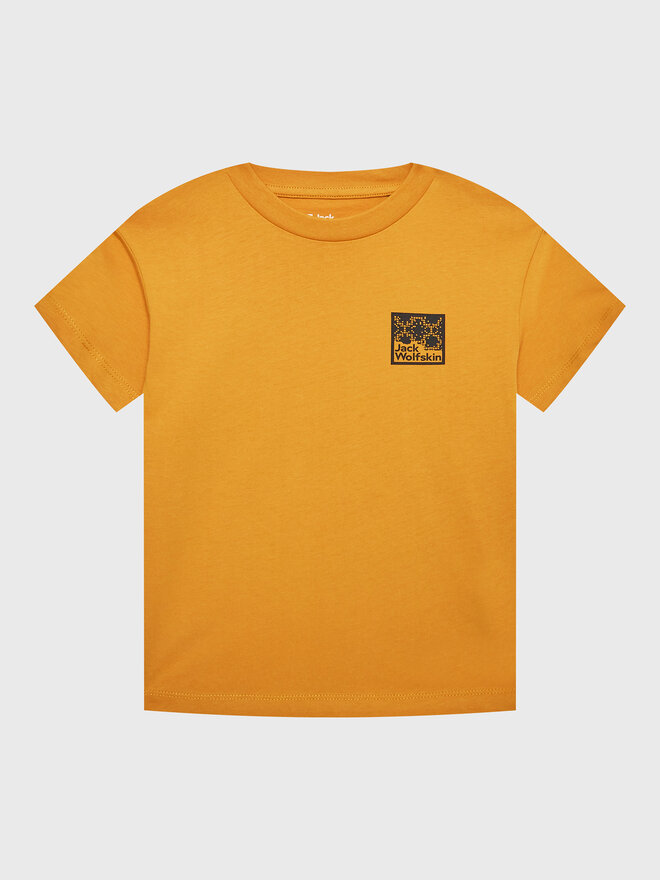 Jack Wolfskin Jack Wolfskin T-shirt Teen Exploring 1609851 Narančasta Regular Fit