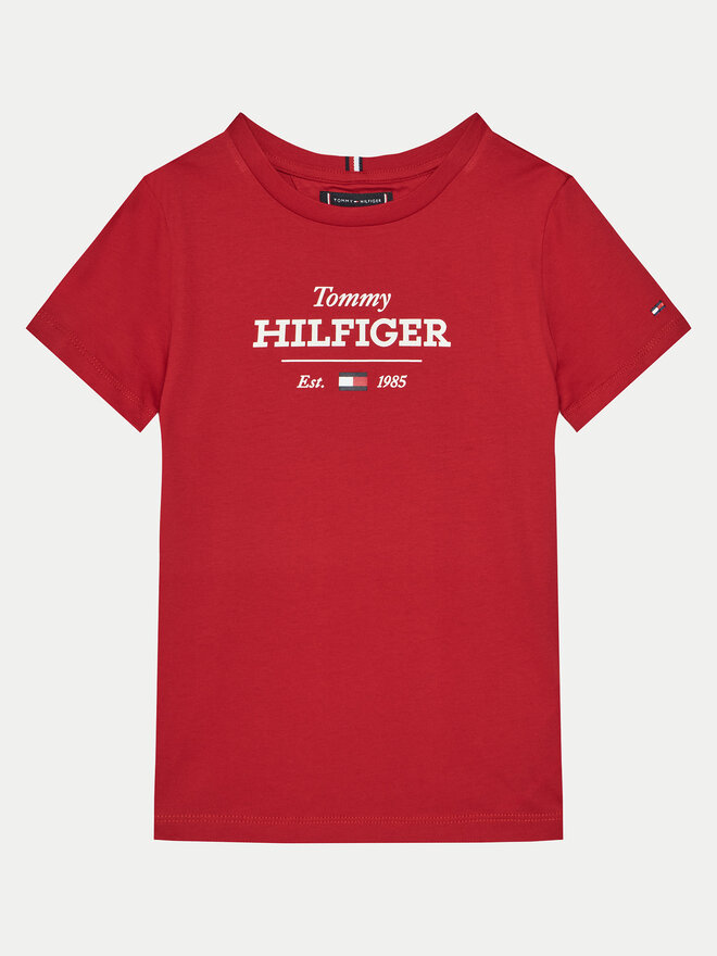 Tommy Hilfiger Tommy Hilfiger Camiseta KB0KB09356 S Rojo Regular Fit