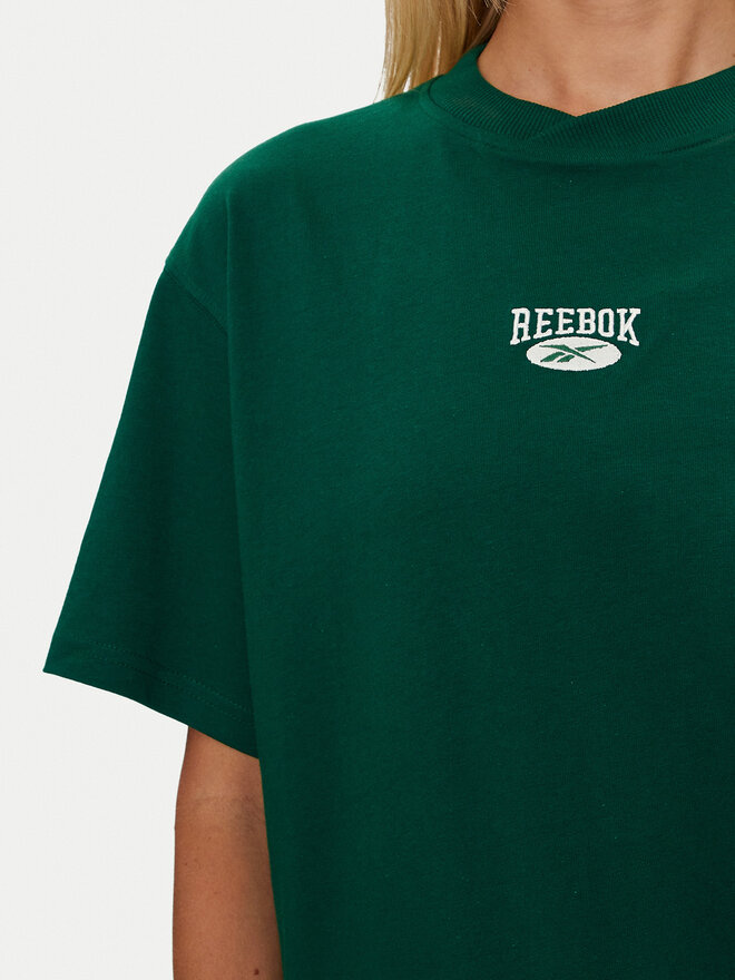 Reebok Reebok Marškinėliai Cl Ae Archive Sm Logo Tee 100076222 Žalia Regular Fit