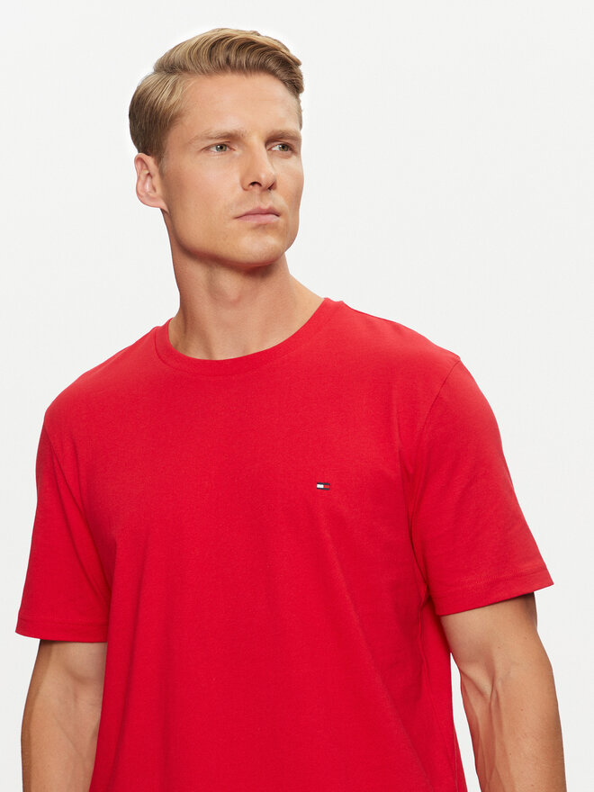 Tommy Hilfiger Tommy Hilfiger Marškinėliai Essential MW0MW37267 Raudona Regular Fit