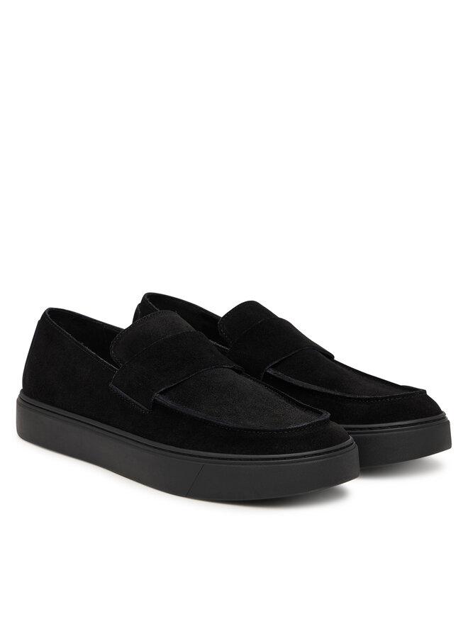 Calvin Klein Slipper Calvin Klein Hybrid Clean Cup Loafer Band Su HM0HM02161 Schwarz