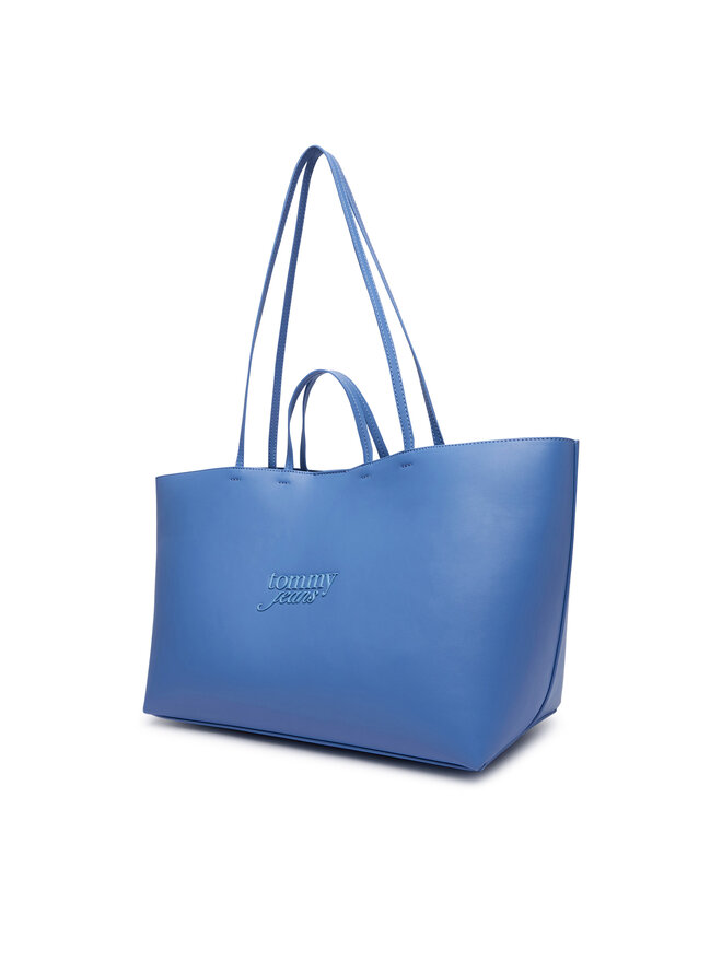 Tommy Jeans Handtasche Tommy Jeans Tjw Must Tote AW0AW19051 Hellblau