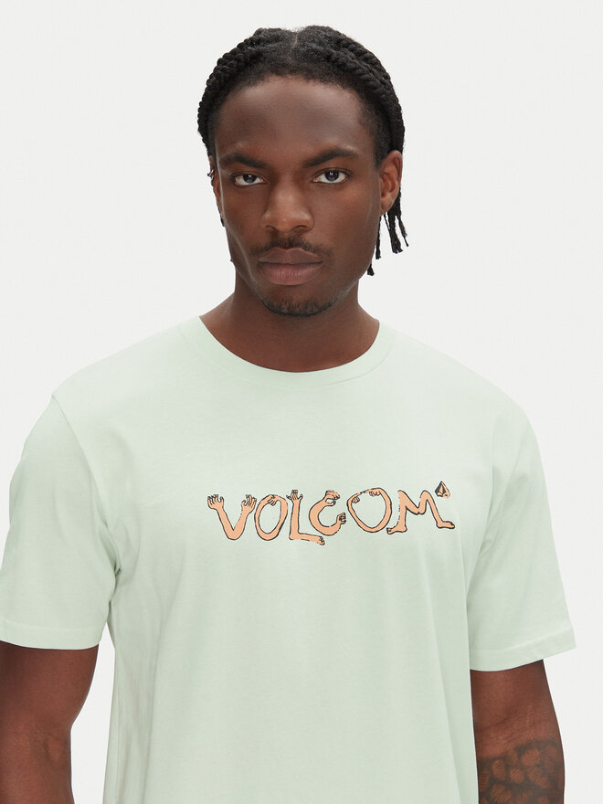 Volcom Volcom Camiseta Crazybal A3512554 Verde Classic Fit