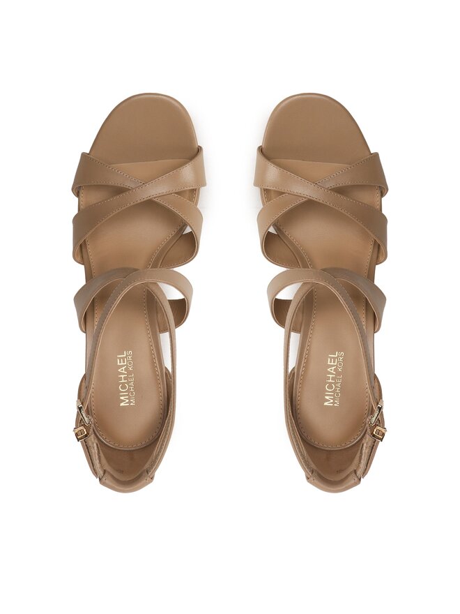 MICHAEL Michael Kors Basutės MICHAEL Michael Kors Kinsley Sandal 40S3KSMS1L Smėlio