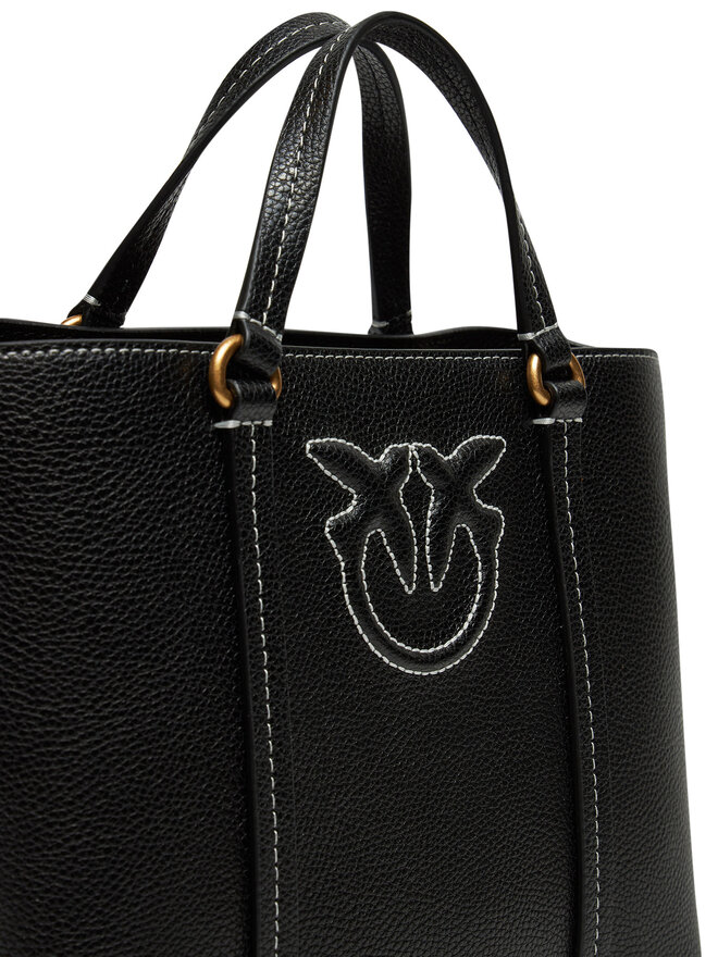 Rankinė PINKO Miranda Shopper Mini AI 24-25 PLTT 104515 A29O Juoda |  eavalyne.lt