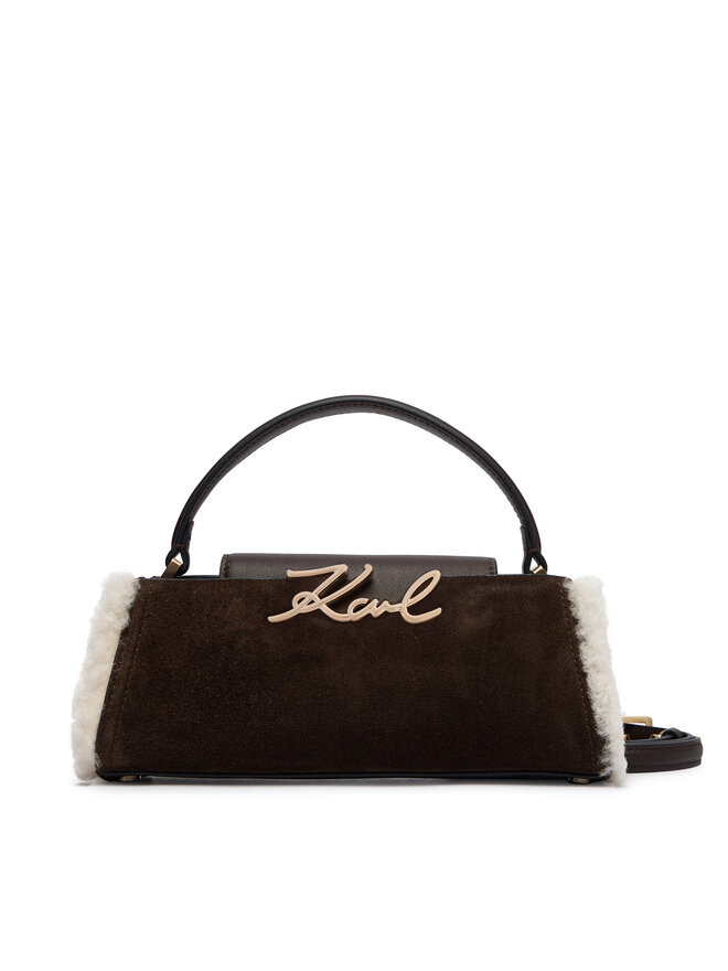 KARL LAGERFELD Handtasche KARL LAGERFELD B4W30313 Dunkelbraun