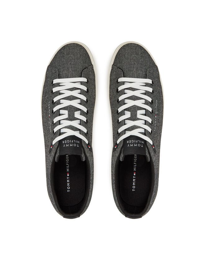 Tommy Hilfiger Zapatillas de tenis Tommy Hilfiger Th Hi Vulc Low Core Chambray FM0FM05389 Gris