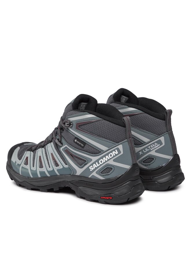 Salomon Scarpe da trekking Salomon X Ultra Pioneer Mid GORE-TEX L47170500 Grigio