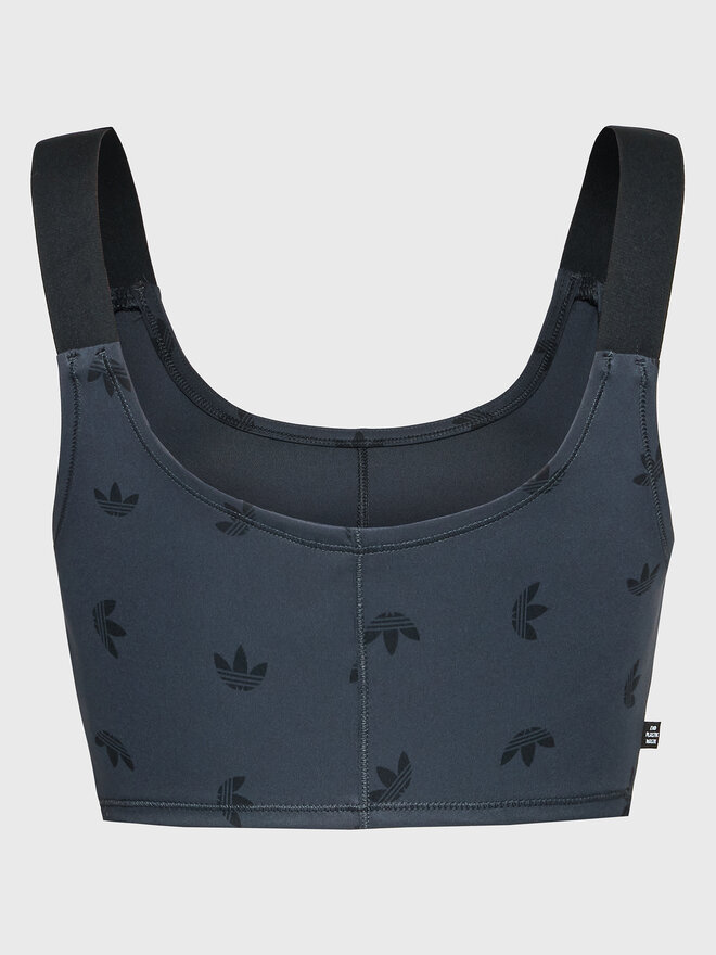 adidas adidas Топ Allover Print Corset HL9159 Сірий Slim Fit