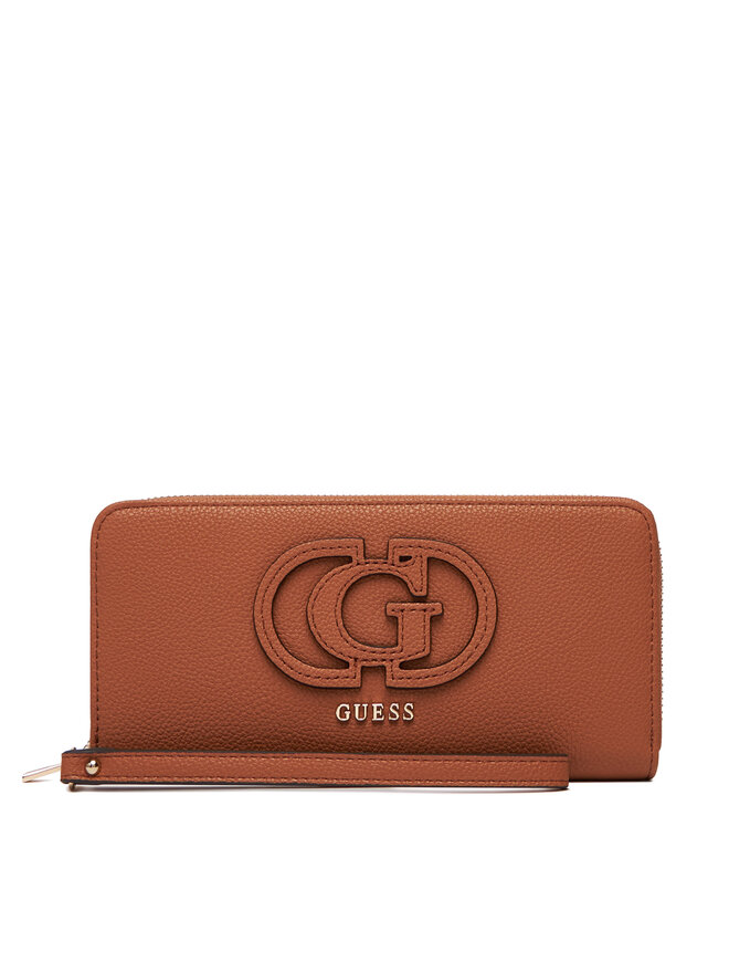 Guess Velká dámská peněženka Guess Calebra Slg SWBG95 36146 Hnědá