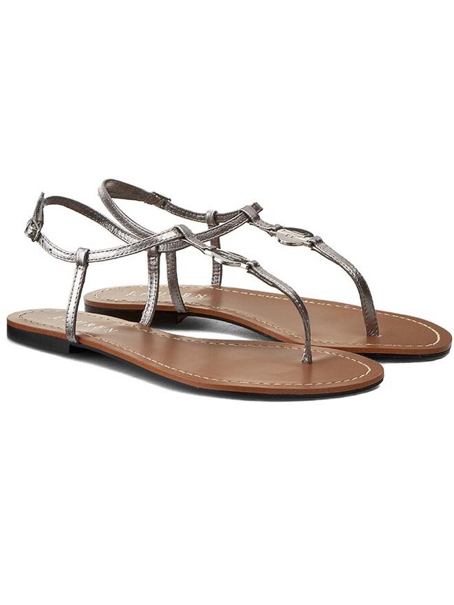 LAUREN RALPH LAUREN Zehentrenner LAUREN RALPH LAUREN Aimon N89 Q0351 RDJW5 A112N Silberfarben