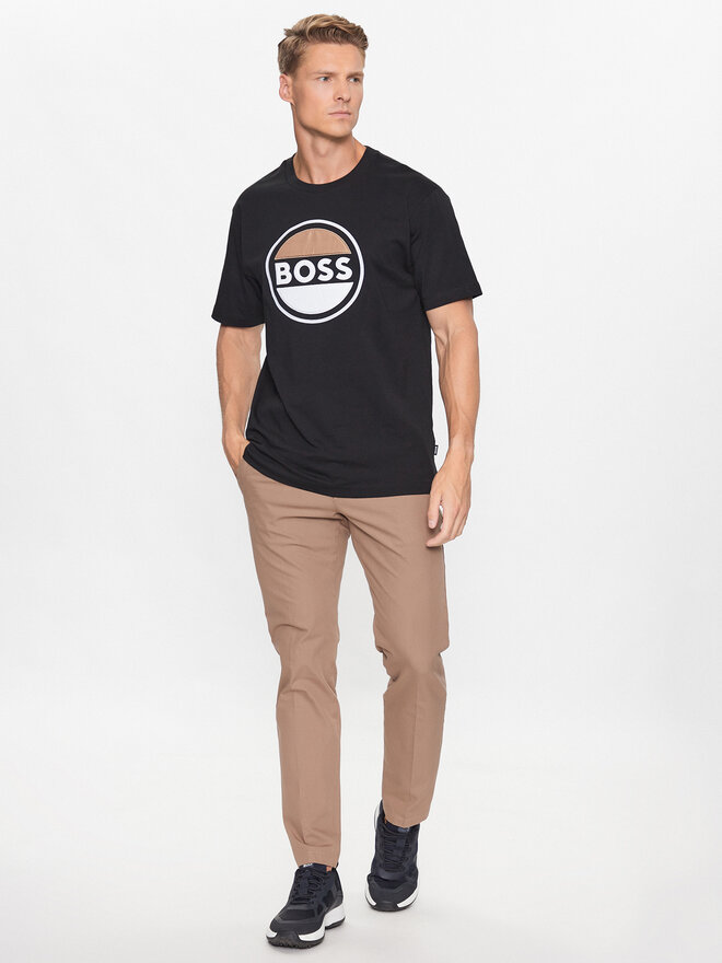 BOSS Boss Marškinėliai 50496223 Juoda Regular Fit