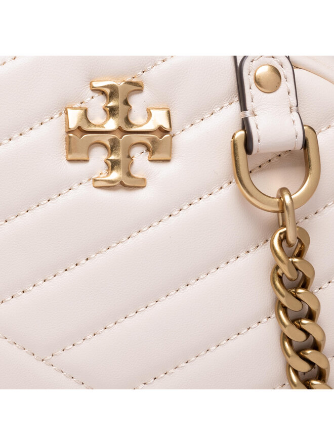 Tory Burch Handtasche Tory Burch Kira Chevron Small Camera Bag 90450 Beige