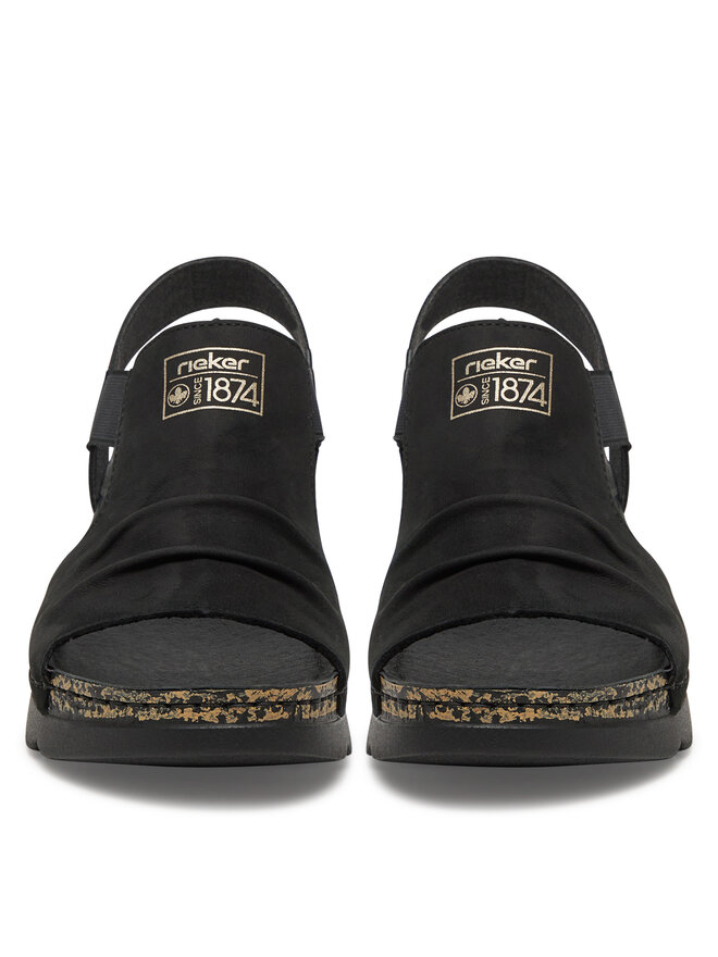 Rieker Sandalen Rieker 64463-01 Schwarz