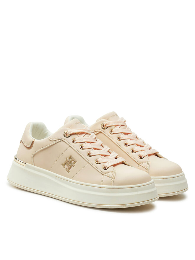 Tommy Hilfiger Sneakersy Tommy Hilfiger Low Cut Lace-Up Sneaker T3A9-33749-1355 S Różowy