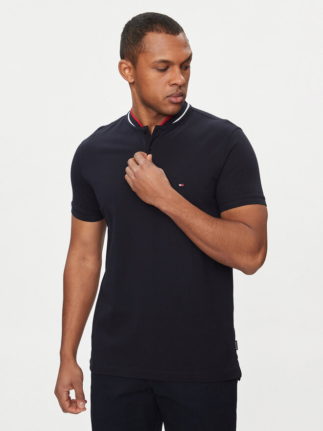Tommy Hilfiger Tommy Hilfiger Pólóing Mao MW0MW34752 Sötétkék Slim Fit