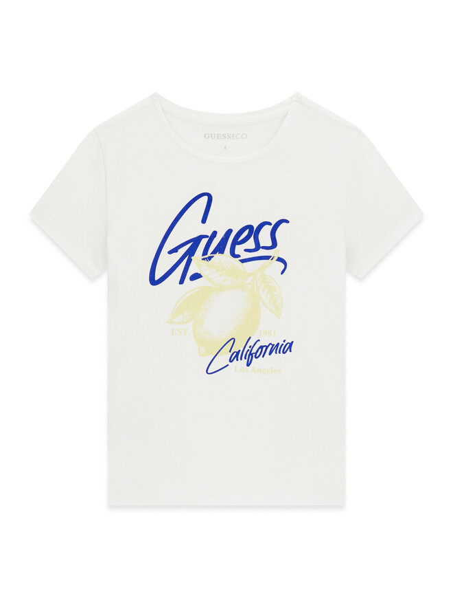 Guess Guess Футболка J6GI01 K6YW4 Білий Regular Fit