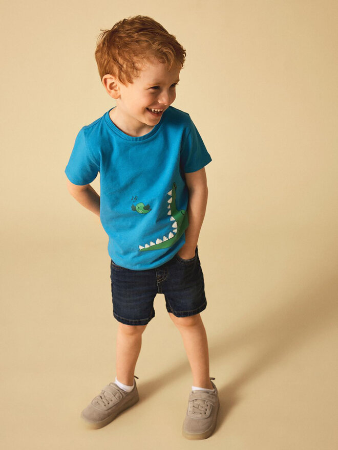 NAME IT NAME IT Camiseta Hellan 13226093 Azul Regular Fit
