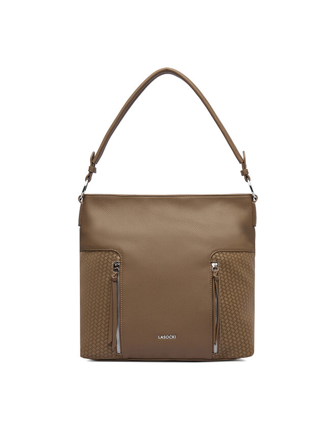 Lasocki Handtasche Lasocki CEO-LSK-X-008-10 Dunkelbeige