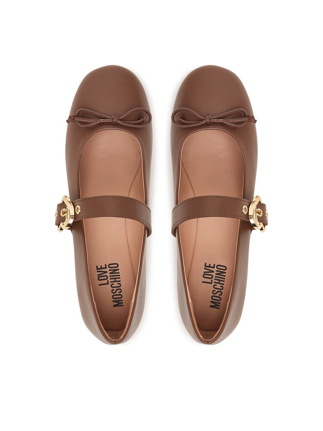 LOVE MOSCHINO Ballerinas LOVE MOSCHINO JA11091G1PIE0302 Braun