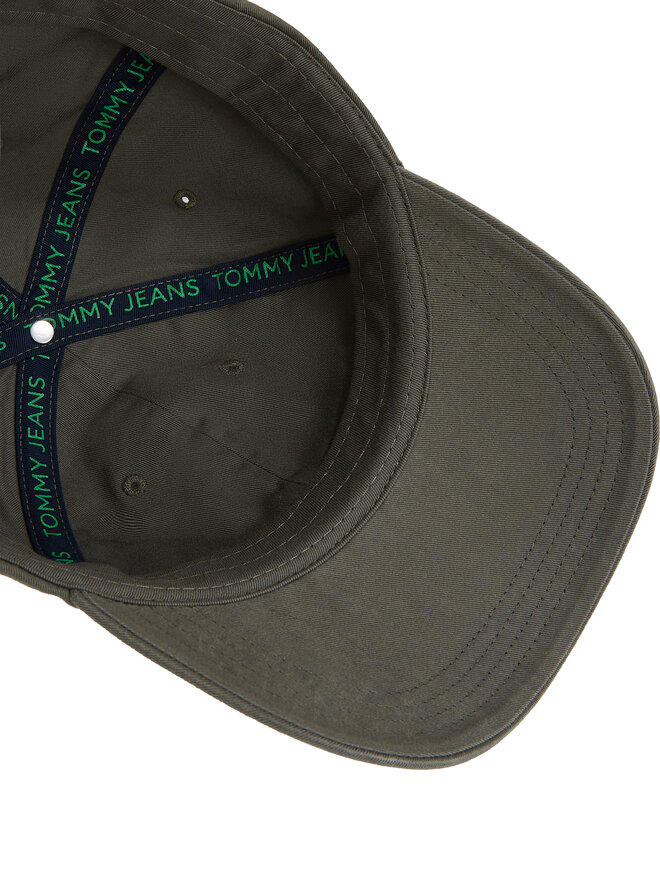 Tommy Jeans Czapka z daszkiem Tommy Jeans Tjm Linear Washed Cap AM0AM13355 Zielony