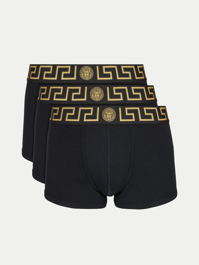 Versace Versace Σετ μποξεράκια 3 τμχ AU10326 1A10011 Μαύρο