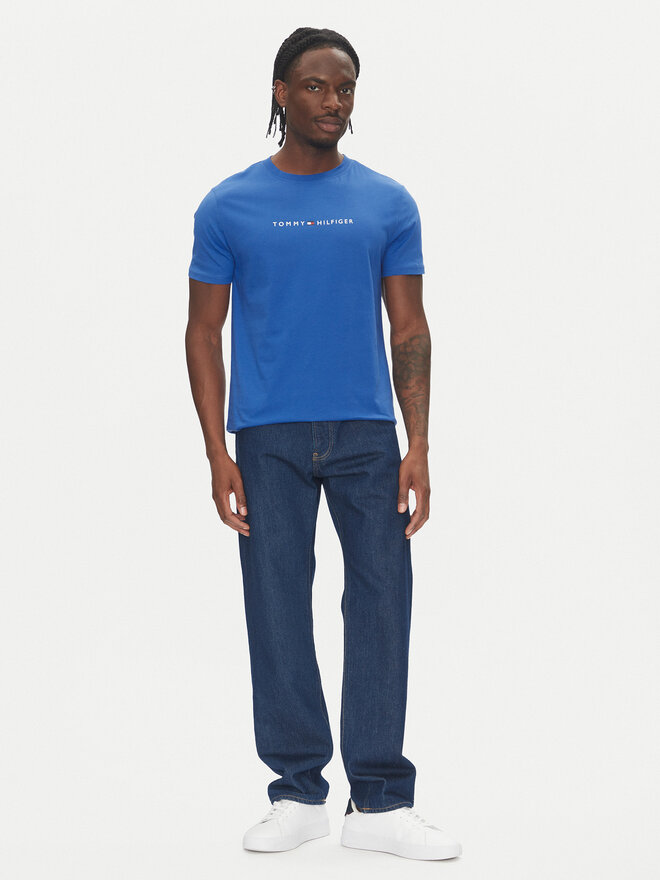 Tommy Hilfiger Tommy Hilfiger Marškinėliai UM0UM03525 Mėlyna Regular Fit