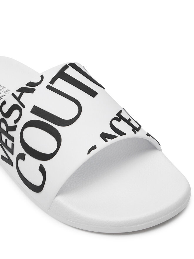 Versace Jeans Couture Παντόφλες Versace Jeans Couture 77YA3SQ1 71352 Λευκό