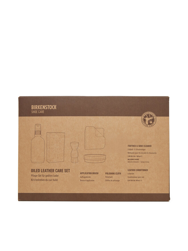 Birkenstock Pflegeset Birkenstock Oiled Leather Care Set 1028836 Farblos