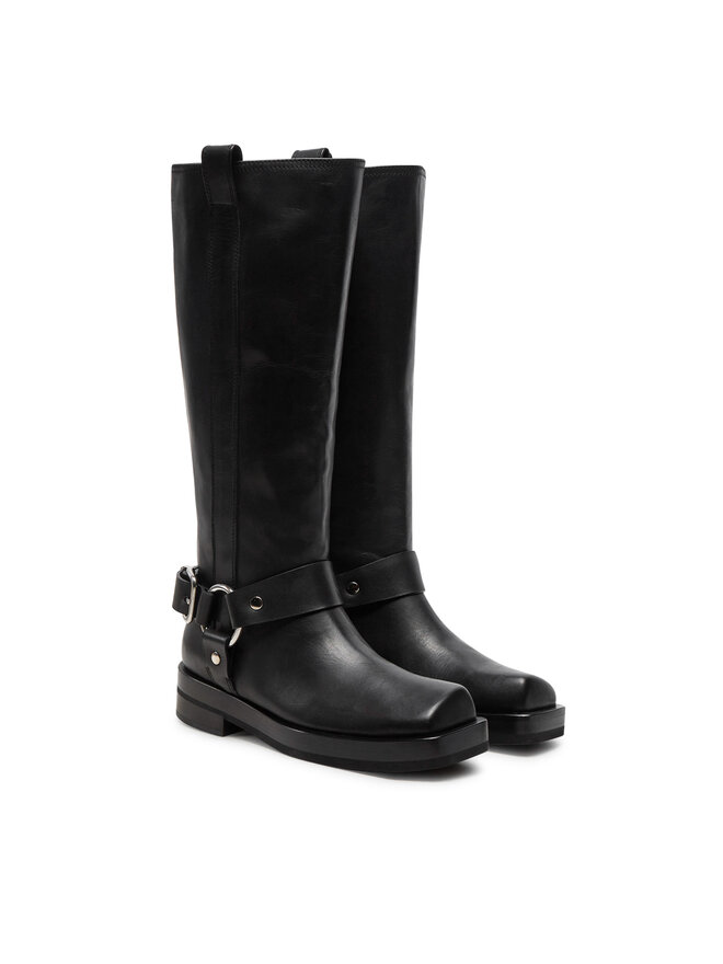 AGL Μπότες AGL Rina Biker D774505PGDESER0000 Μαύρο