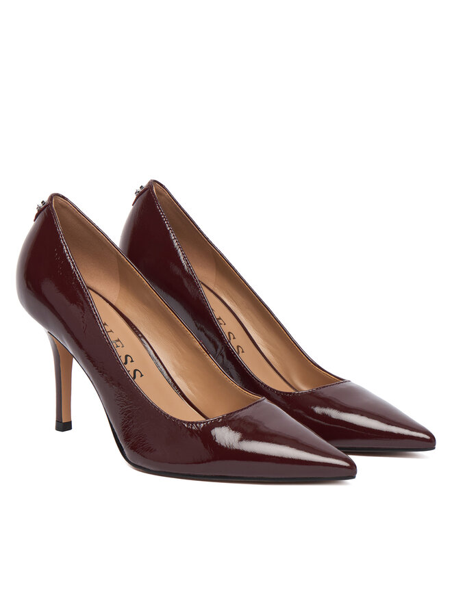 Guess Čevlji z visoko peto Guess FLFPRN LEP08 Bordo rdeča