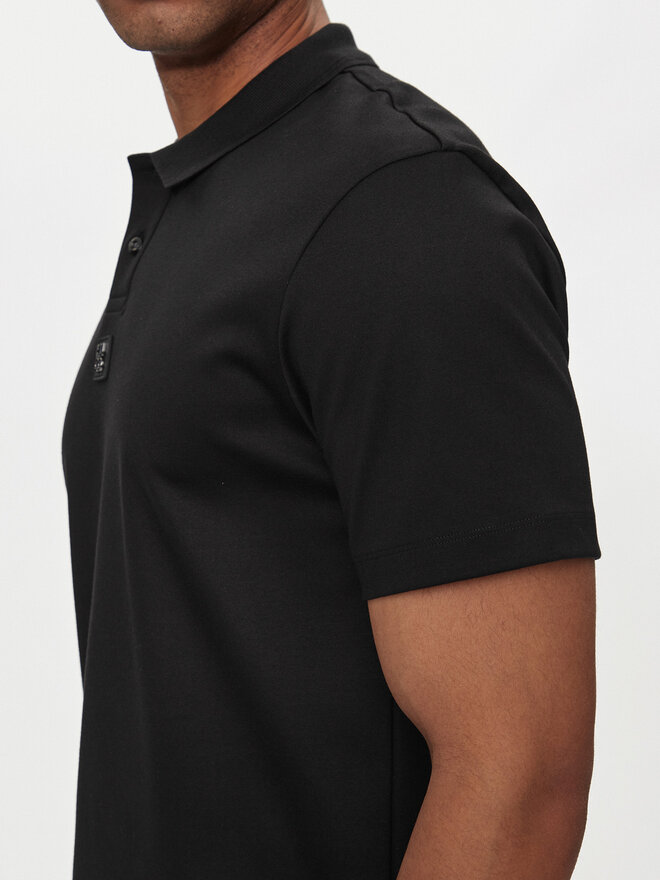 HUGO Hugo Polo Deabono_D 50517638 Μαύρο Regular Fit